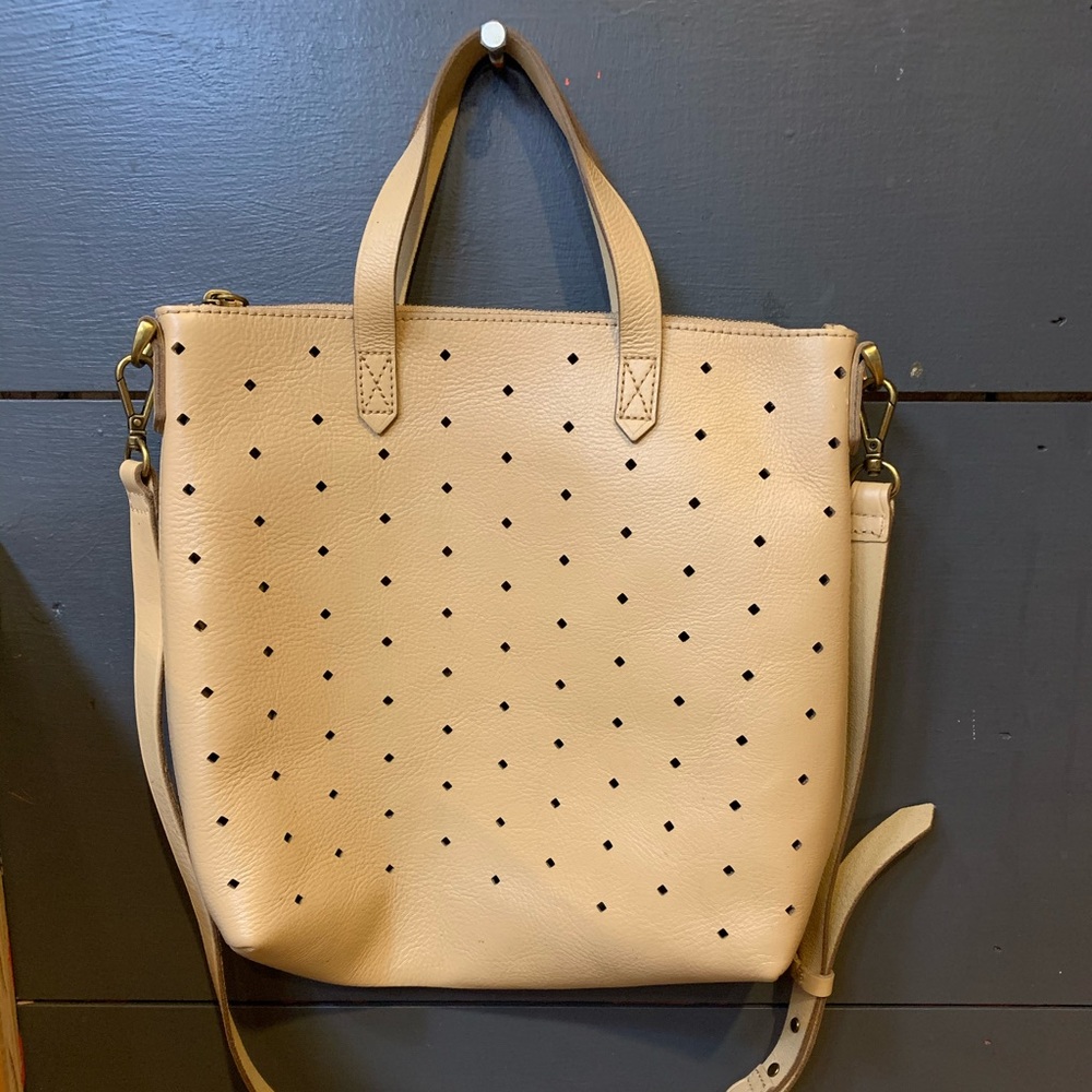 Madewell Camel Leather Handbag